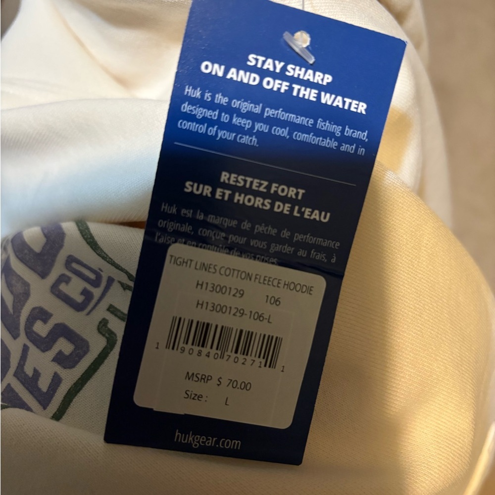 NWT Huk Hoodie size large - Picture 7 of 8